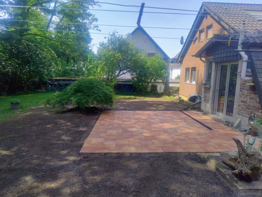 Terrasse aus einer anderen Sichtweise